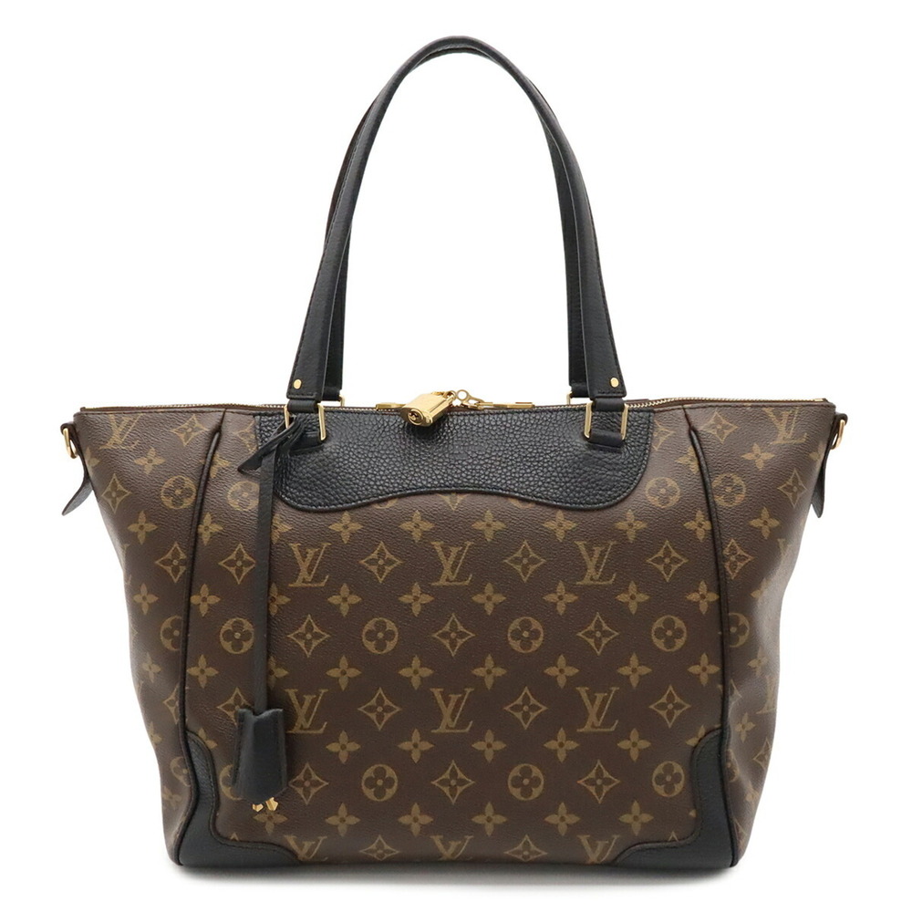 LOUIS VUITTON Louis Vuitton Monogram Estrella Tote Bag Shoulder Leather Noir ...